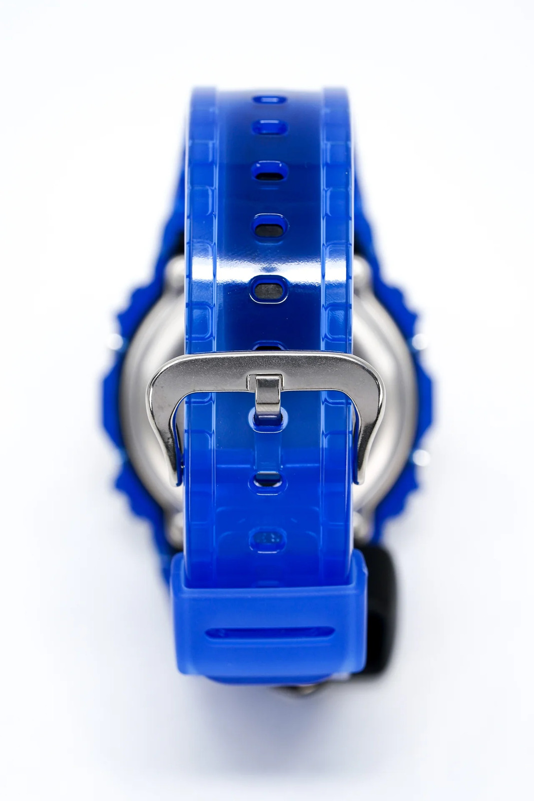 Casio G-Shock Semi-Transparent Blue Resin Band Casual Digital Watch DW-5600SB-2D