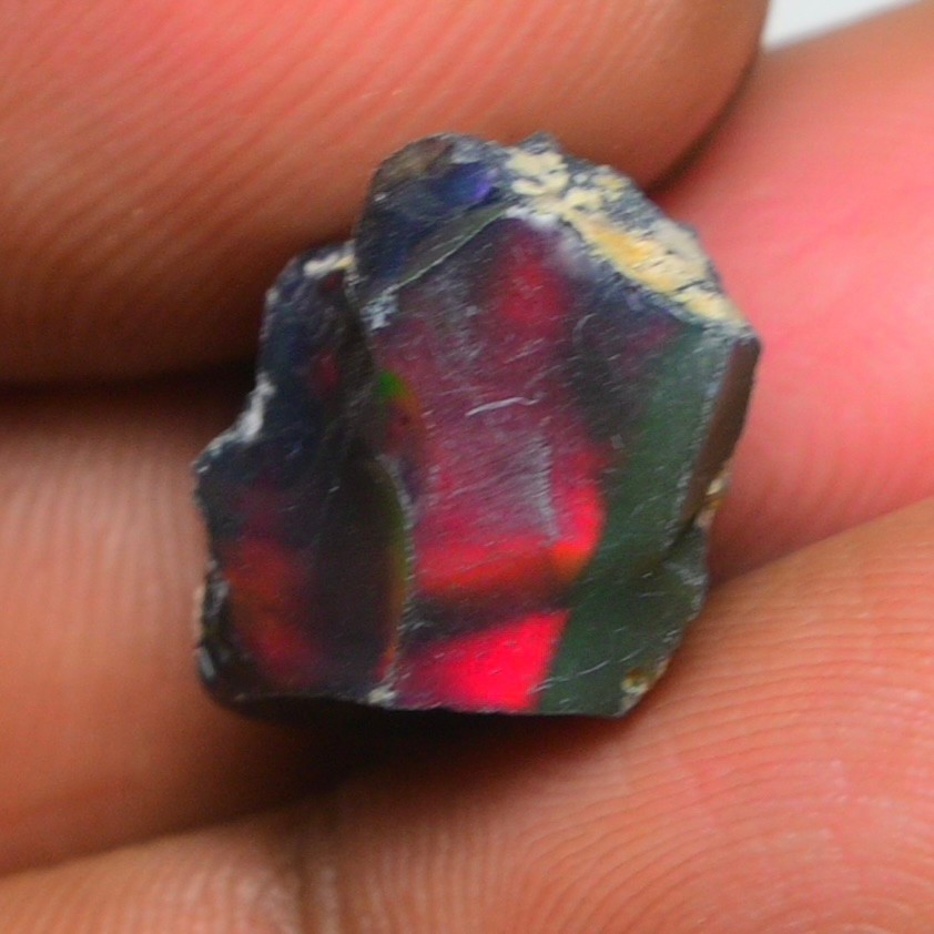 Natural Ethiopian Black Opal Rough 8.90 Ct – Ideal for Jewelry, Welo Fire Opal