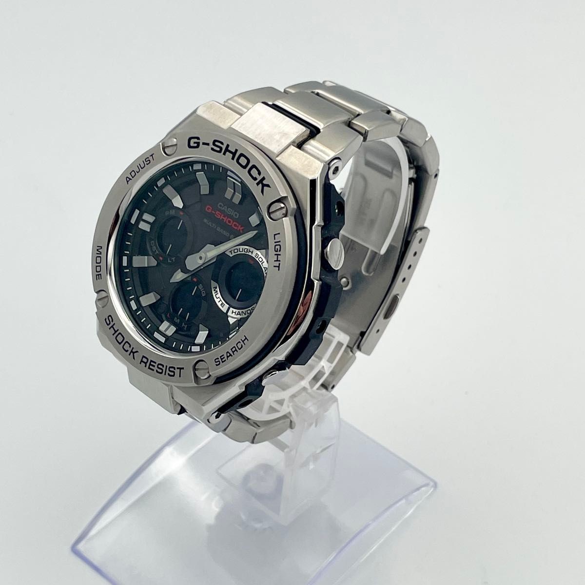 Condition CASIO G SHOCK GST W110D 1AJF Radio Solar Working Watch