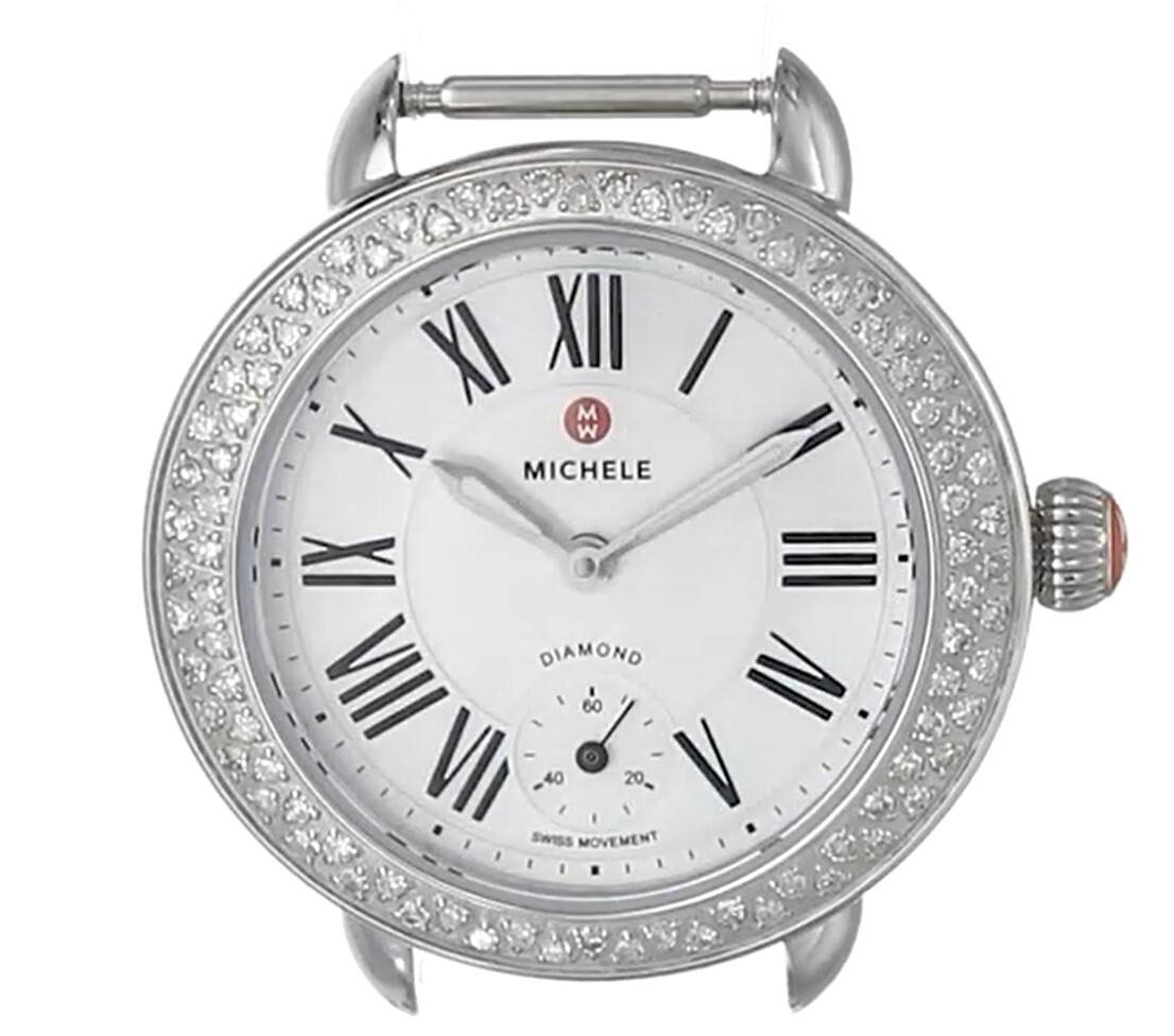 NEW Michele Serein Petite 28mm Diamond Watch Swiss Quartz MW21E01A1025 $1715.0