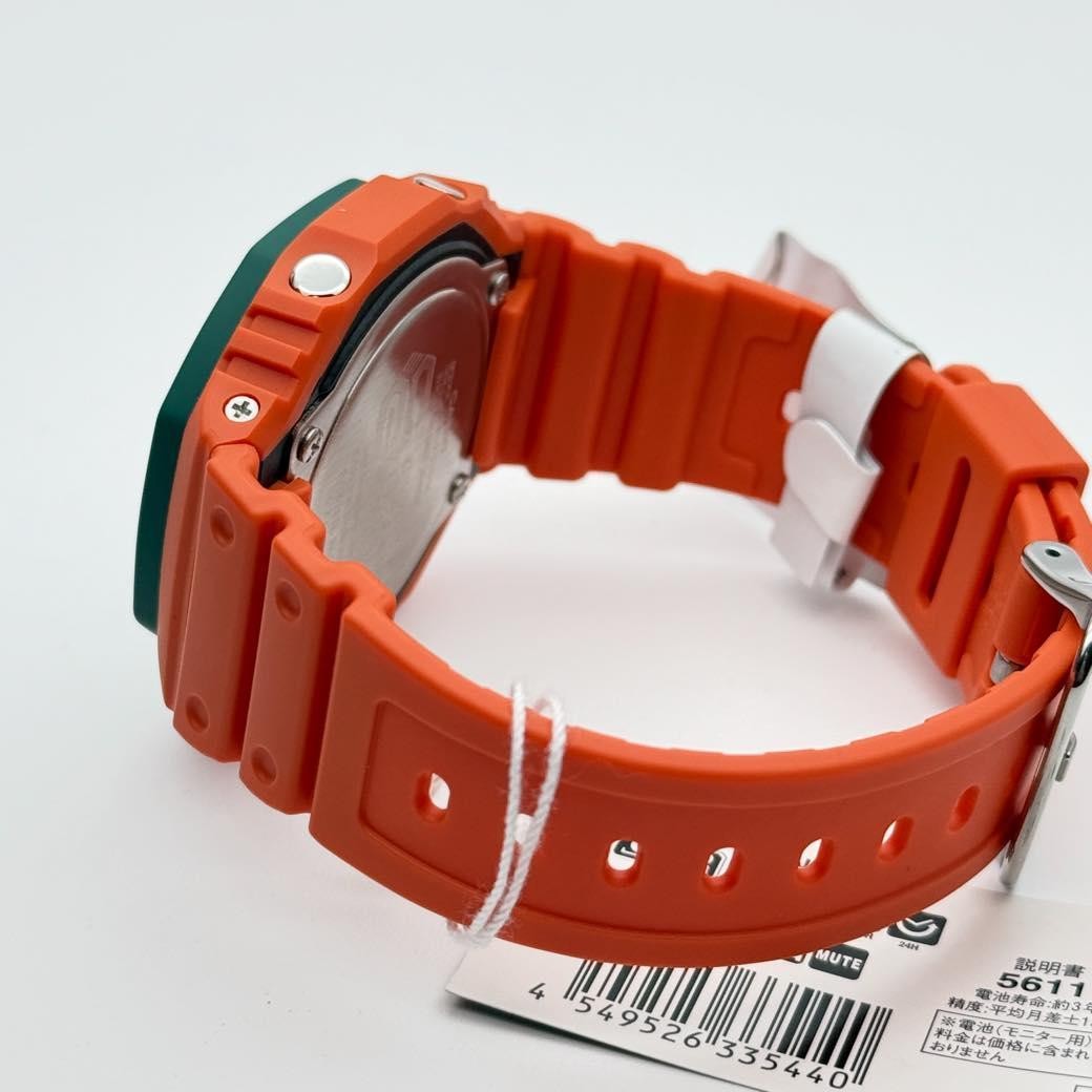 G SHOCK GA 2110SC 4AJF Watch Octagonal Bezel Orange