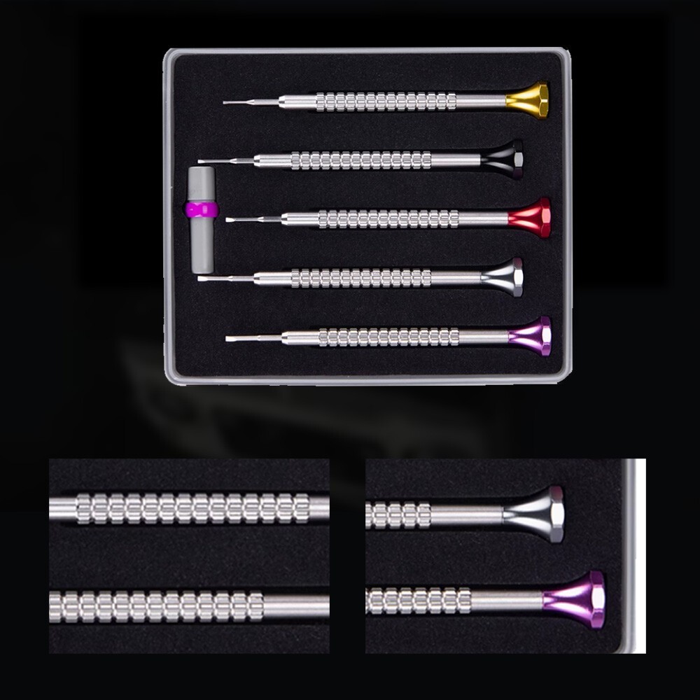 Watchmakers Screwdriver Set Stainless Steel Ergonomic Handles High Quality