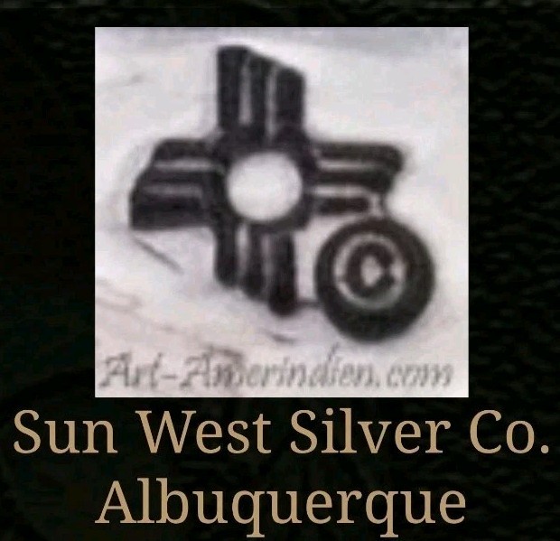 Sun West Silver Co Sterling Liquid Silver 8 Strand 30in Art Deco Necklace #S29/3