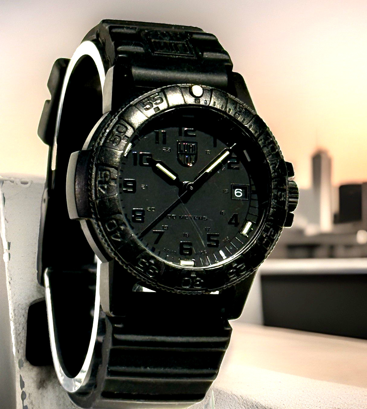 Luminox XS.0301.BO Leatherback Sea Turtle Black CARBONOX 39mm