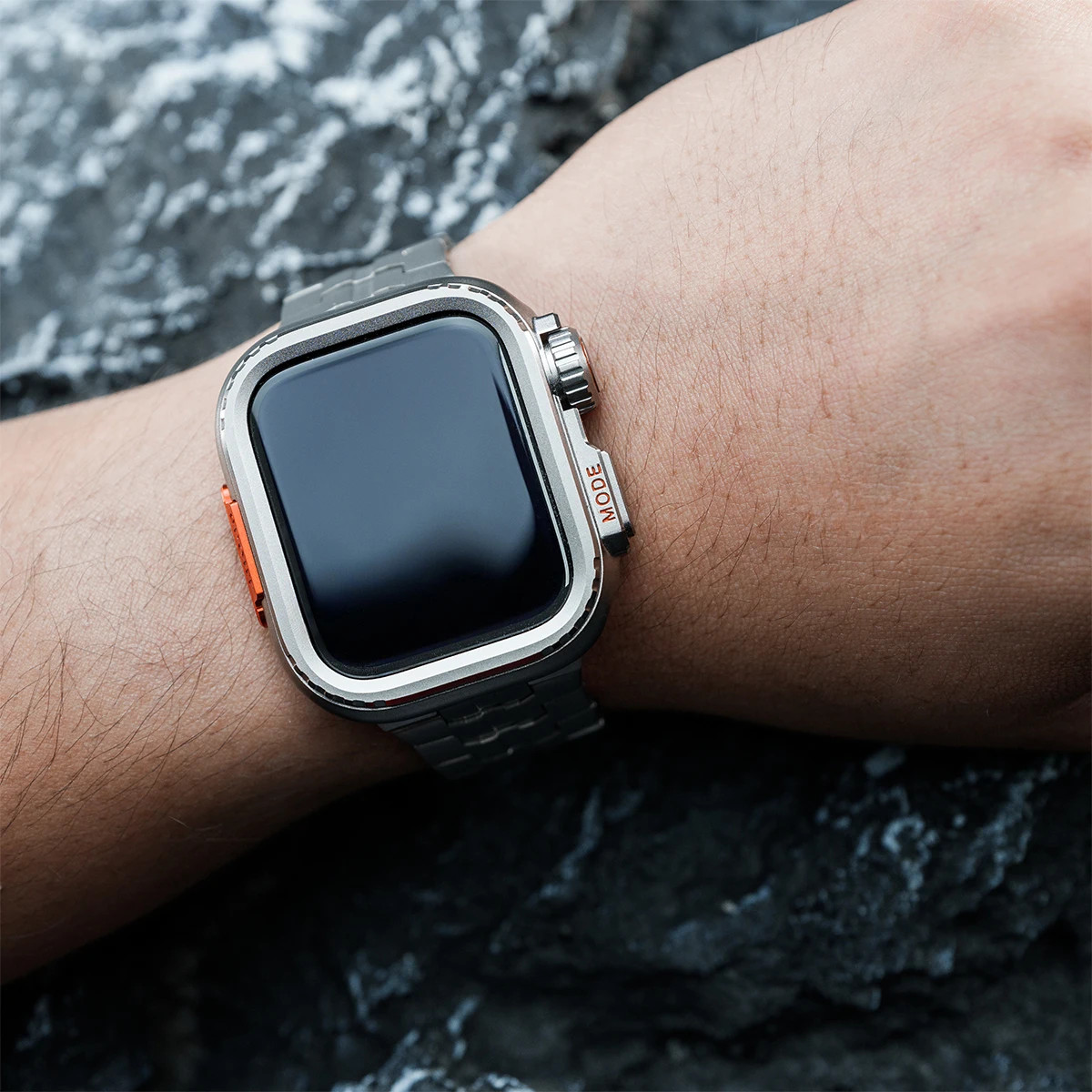 Luxury Titanium Metal Case Band For Apple Watch Ultra 3 49mm 11 10 9 8 7 6 5 SE