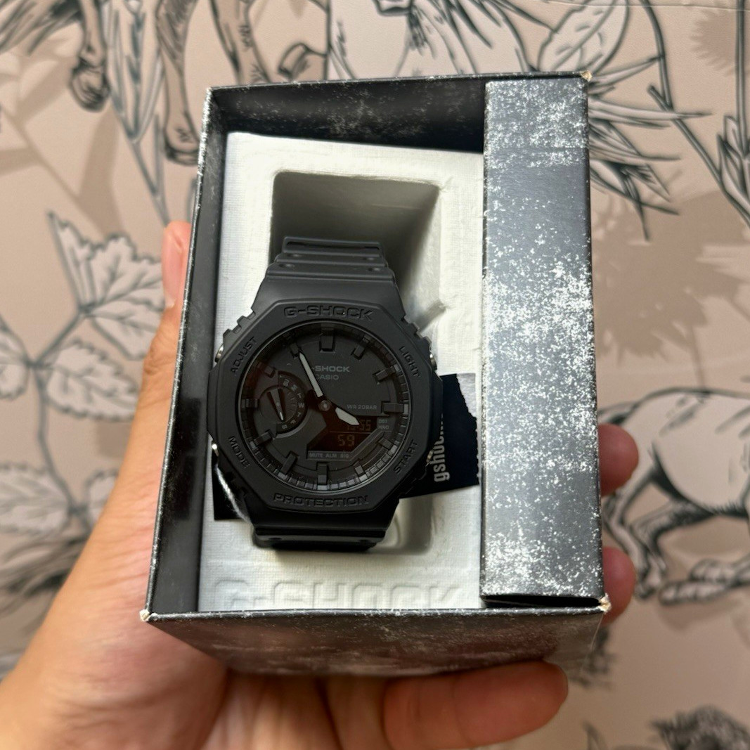 Casio G-SHOCK GA2100Men’s Analog-Digital Shock Resistant 200m Black Resin w/ Box
