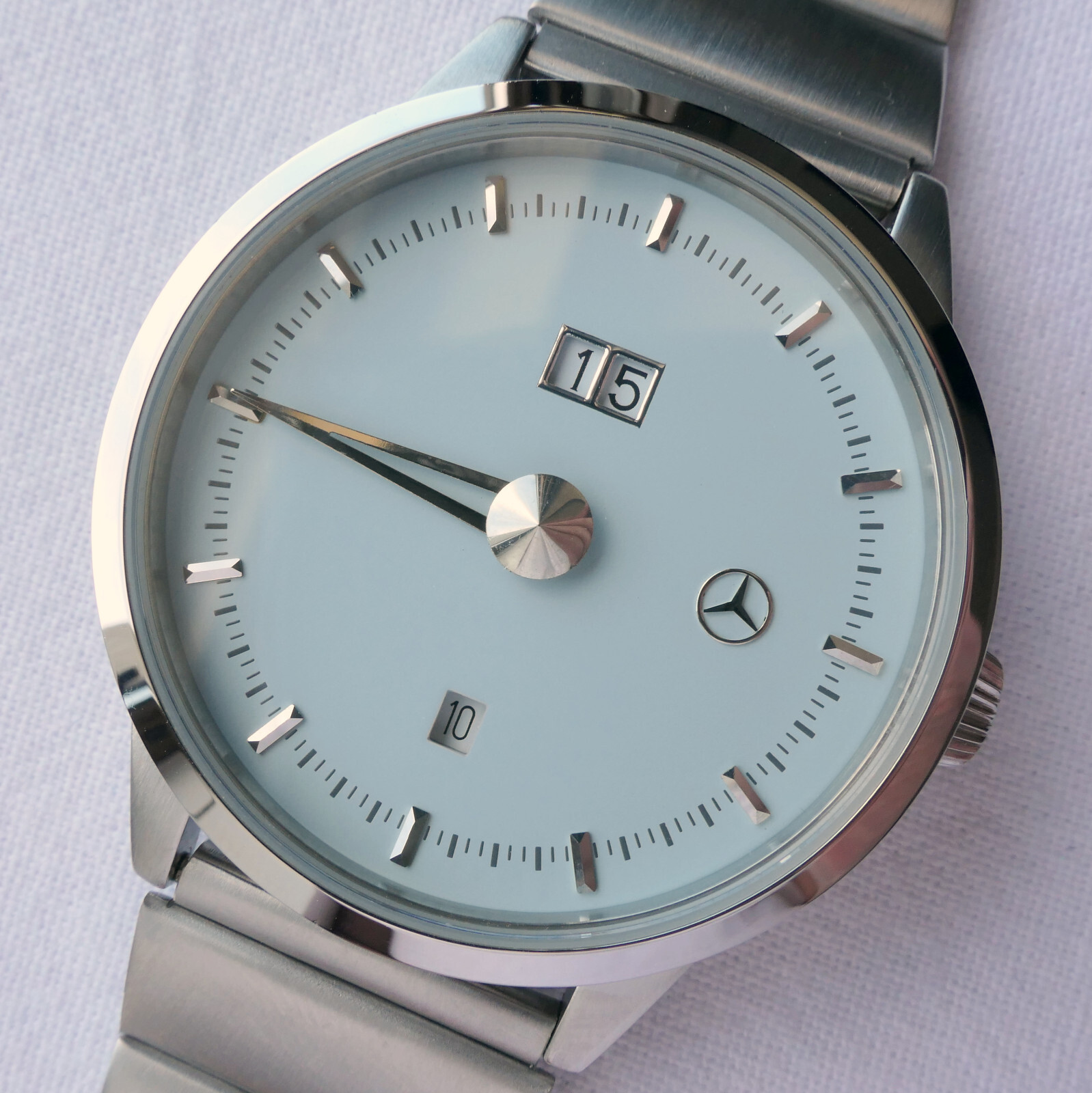 Mercedes Benz Classic Car Accessory Art Deco Retro Design Single One Hand Watch