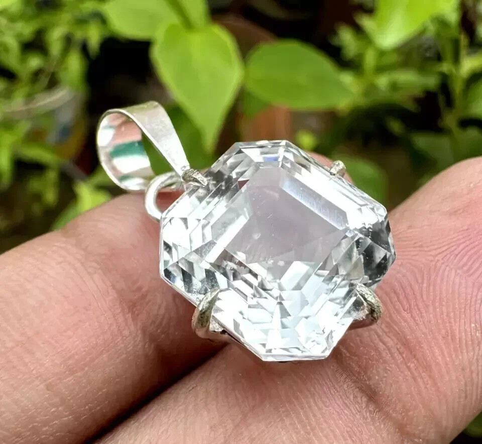Natural 20 Ct Ceylon White Sapphire Asscher Cut AGL Certified Loose Gemstone