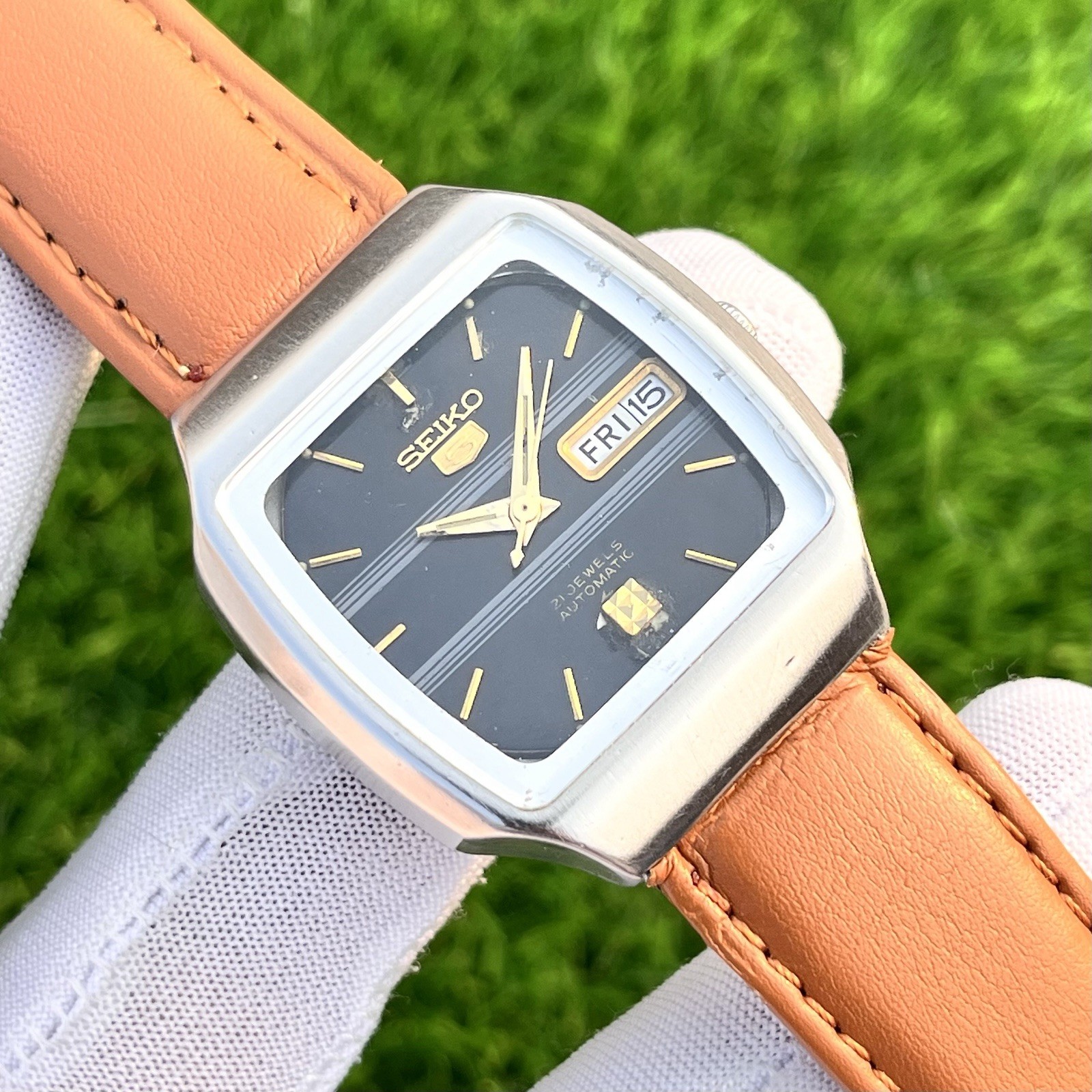 Vintage Seiko 5 Dress Formal Automatic Japan Made Men’s Watch Cal 6309