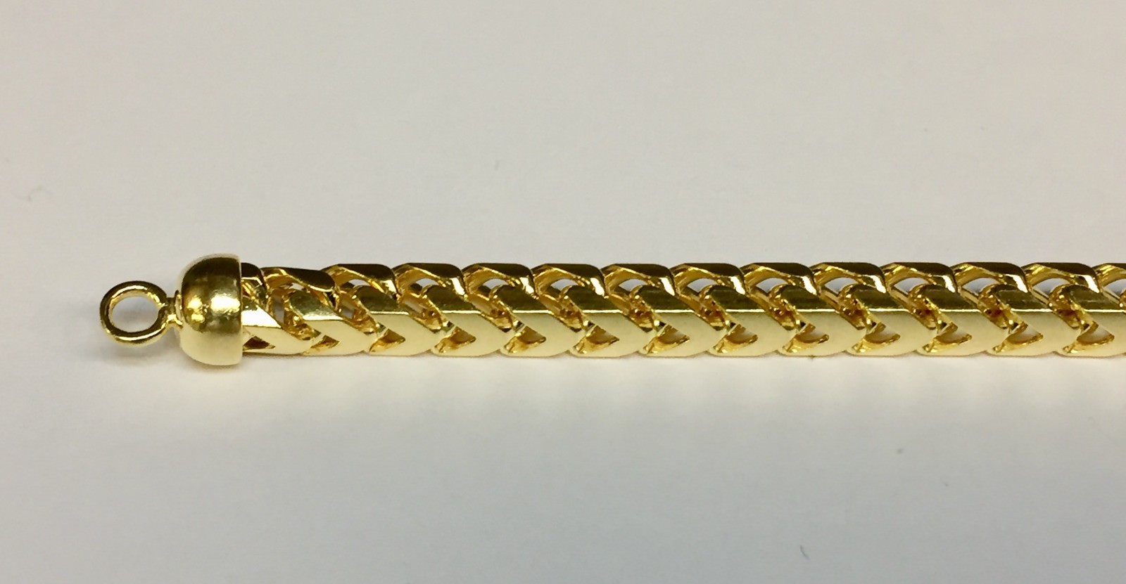 14k Yellow Gold 18″ Mens Solid Franco Link 4.7mm 63 Grams Pendant Chain Necklace