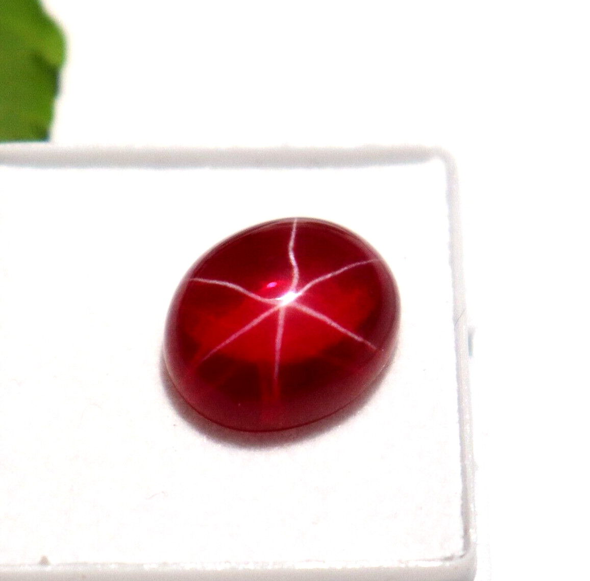 Ruby Loose Gemstone Certified Star Ruby 10-12 CT Oval Cut Natural Star Ruby