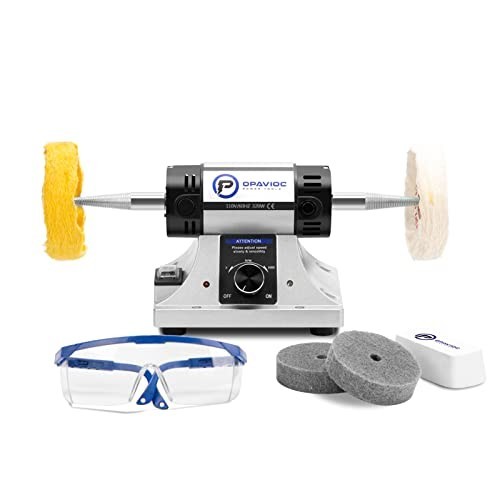 Jewelry Polisher – Adjustable Variable Speed Bench Grinder Polishing & Buffing