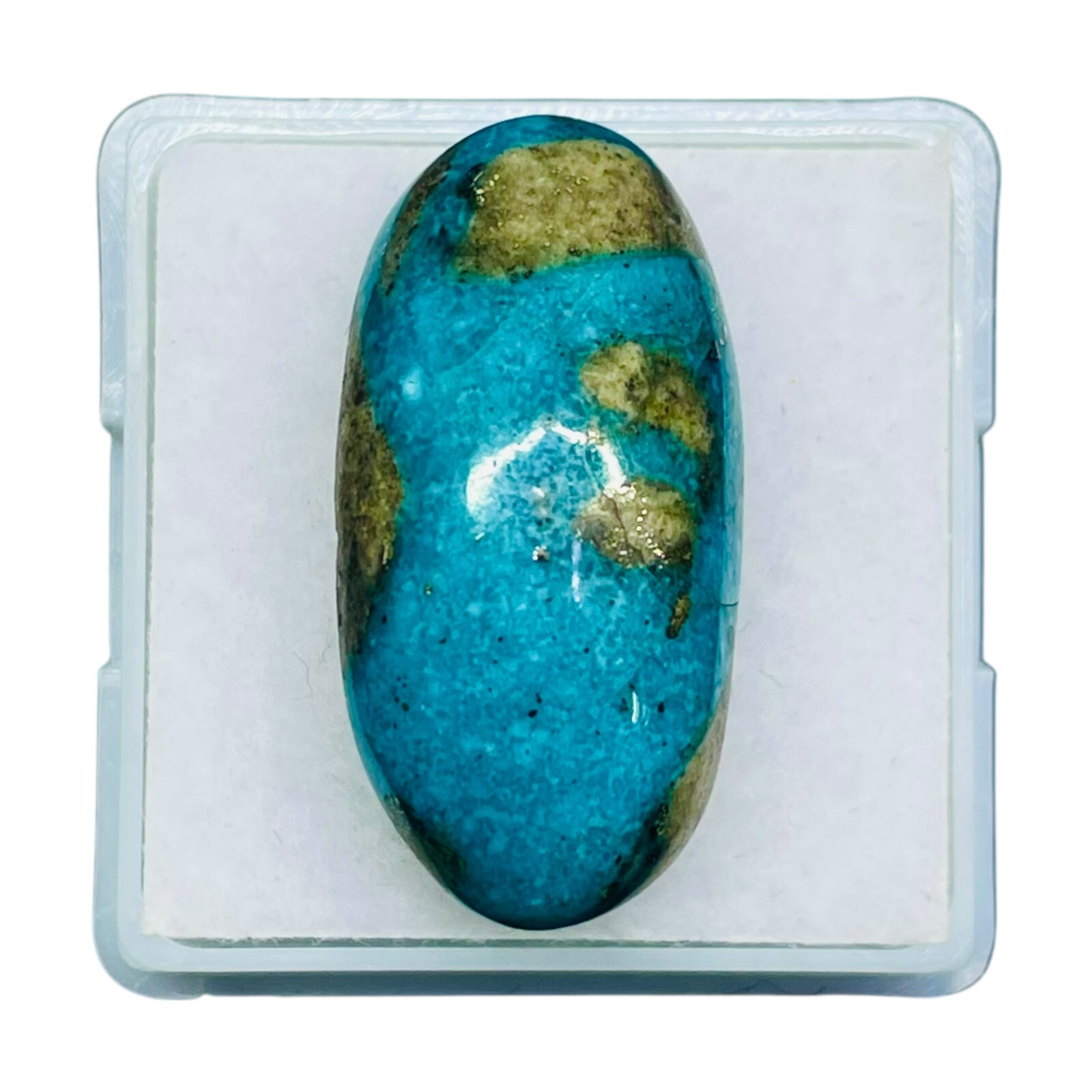 25 Cts Natural Turquoise 25×12.5mm Oval Blue Cabochon Loose Untreated Gemstone