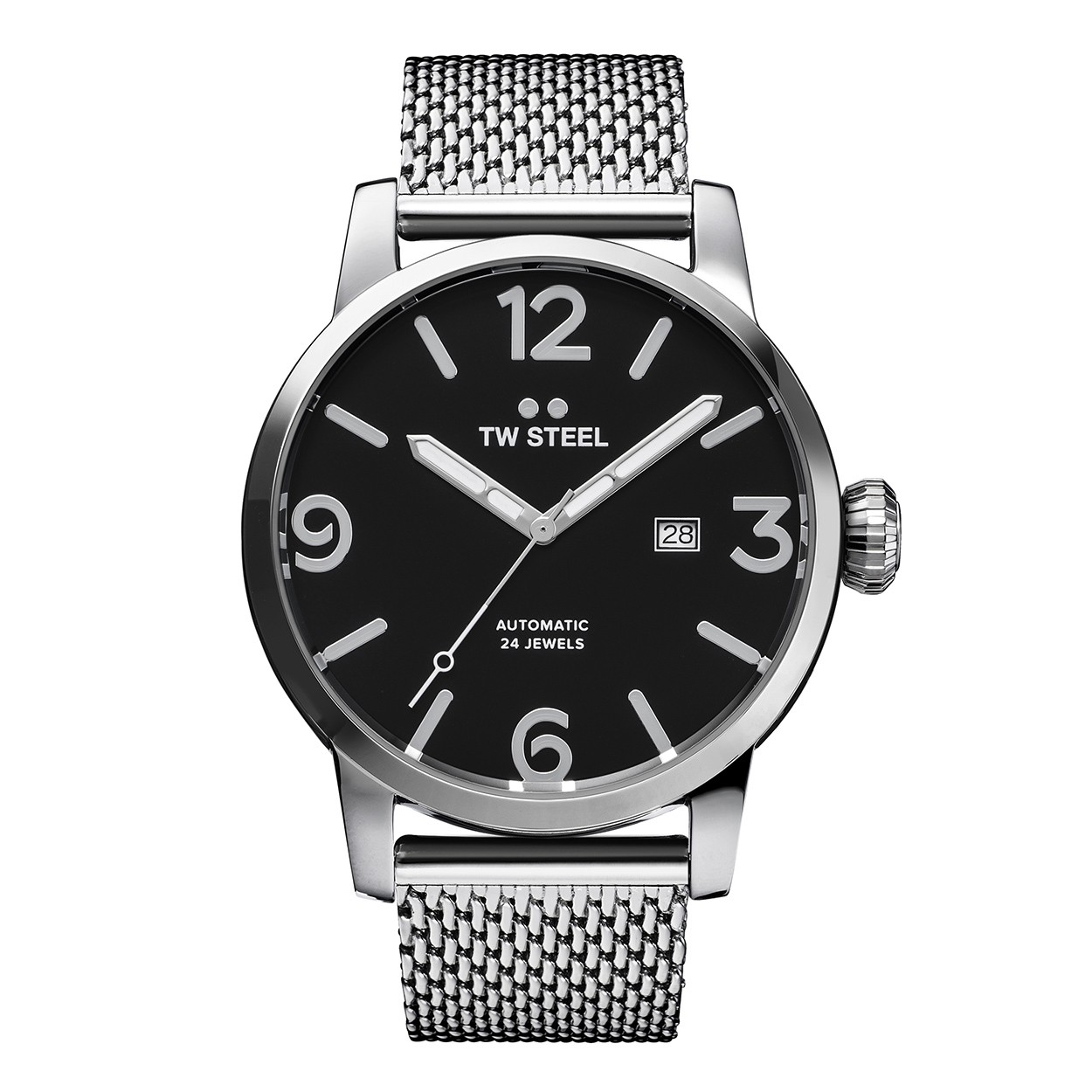 TW Steel Men’s Maverick 48mm Automatic Watch TWS-MB16