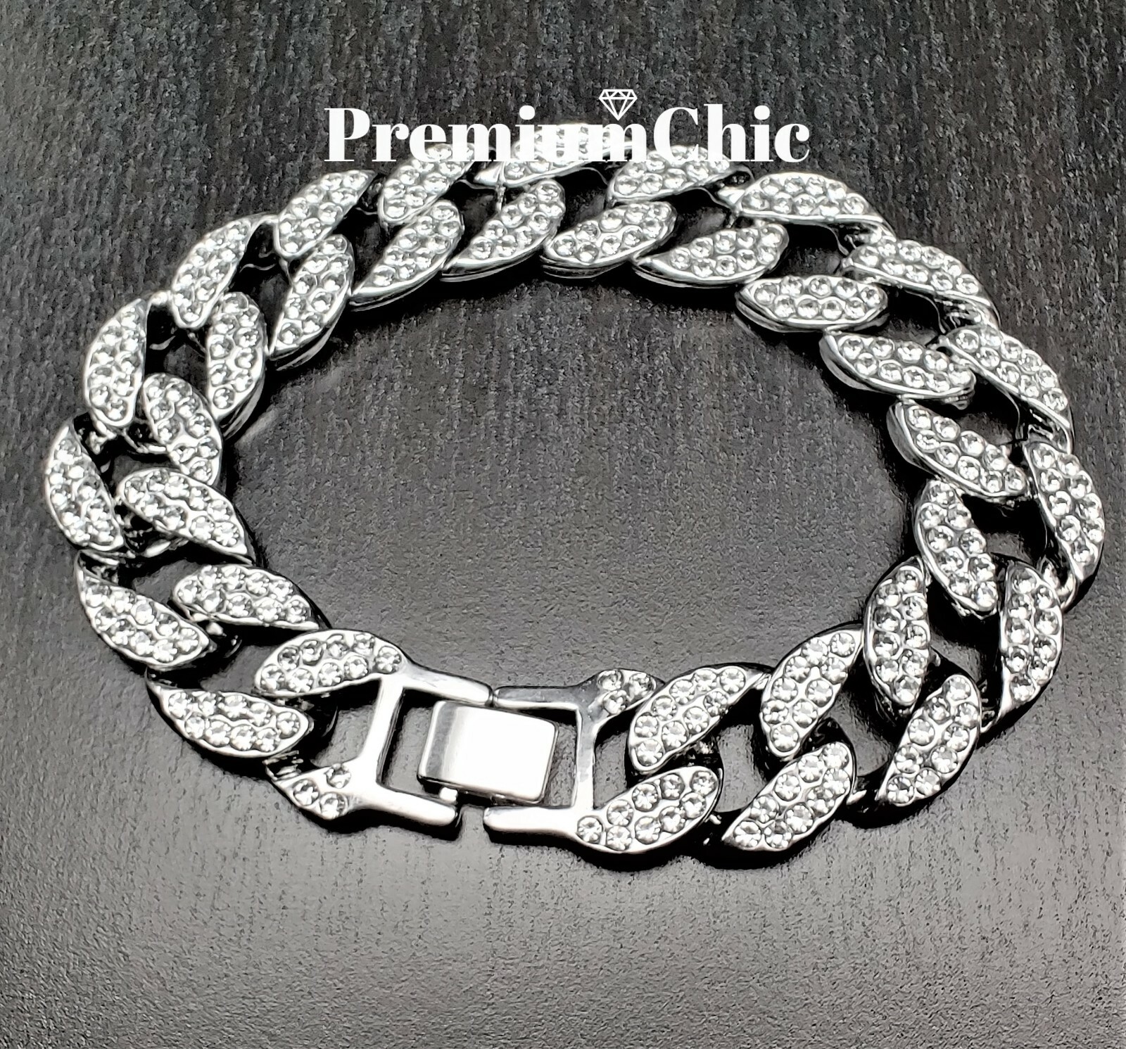 16MM Miami Cuban Choker Link Chain Necklace ICED Mens Gold Plated CZ Jewelry