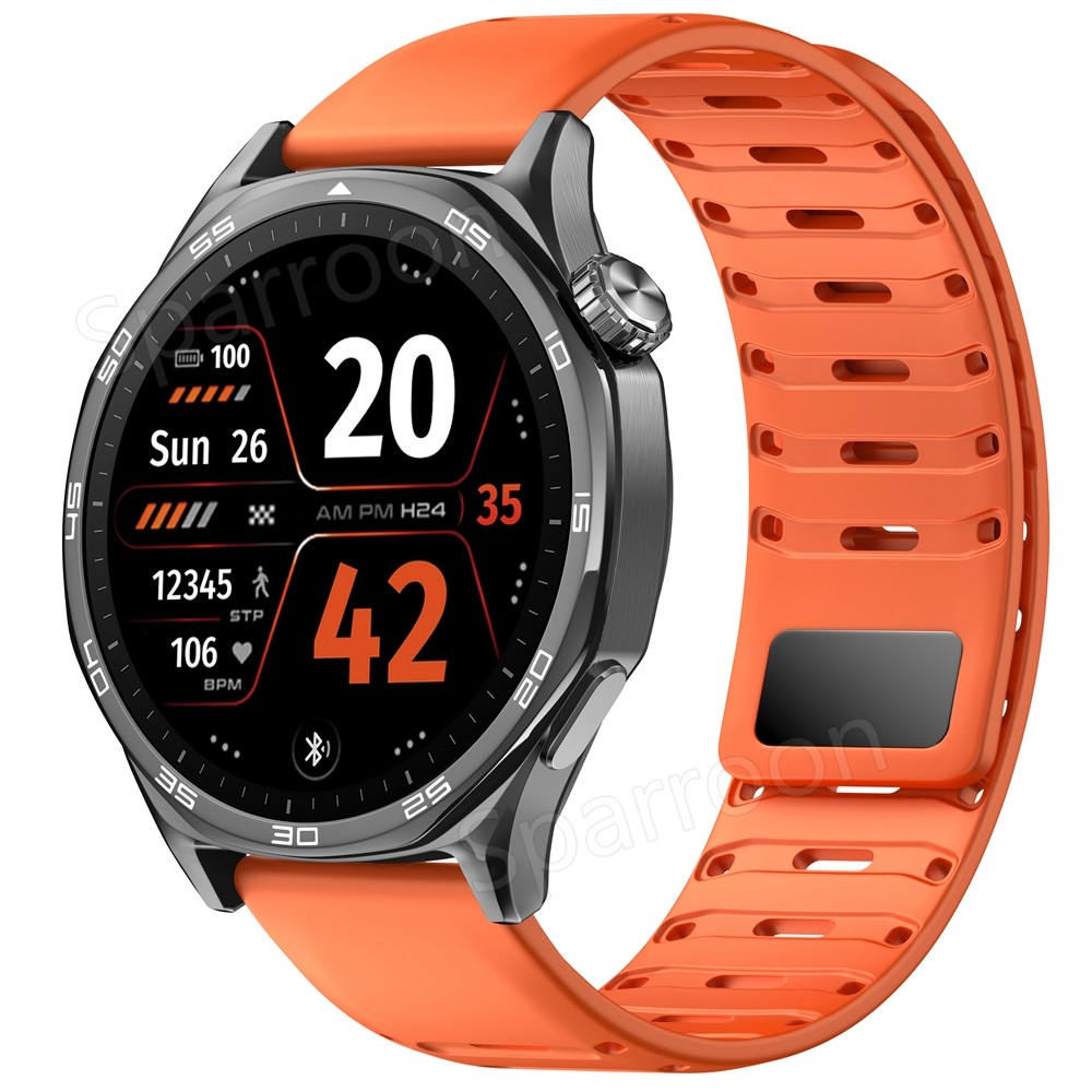 For Fossil Men’s Gen 6 5 5E 4 Watch Band 22mm Silicone Magnetic Strap Wristband
