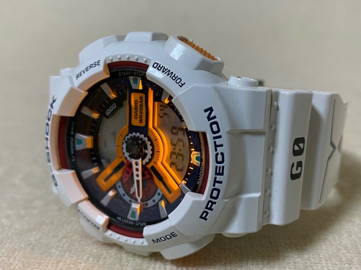 G – SHOCK × EVANGELION Rei Ayanami plug suit GA – 110PS – 7AJR Limited Edition