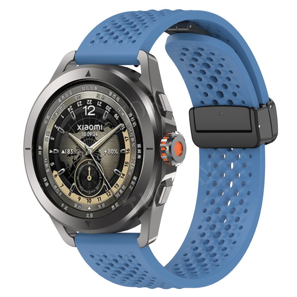 22mm Magnetic Silicone Strap Watch Band For Amazfit Bip 6/5 GTR 4/3/2/GTR 47mm