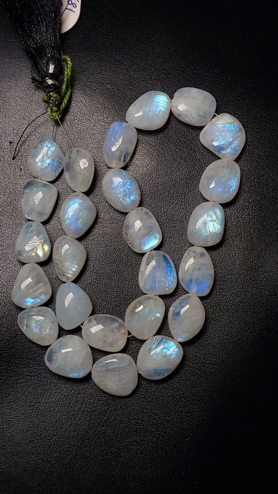 AAA Quality Rainbow Moonstone Strand Multi Fire Shape Nuggets Size 11X14-14X15MM