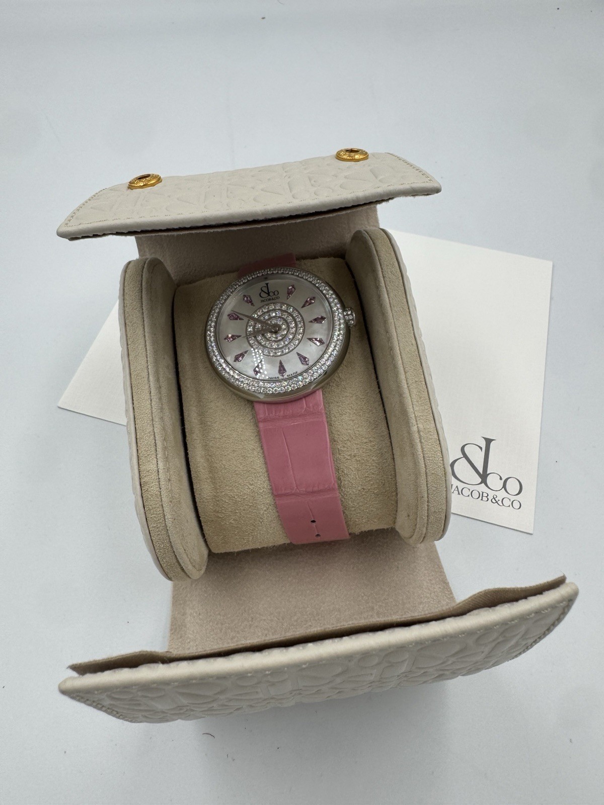 Jacob & Co. Brilliant Saphire 44mm Double Diamond Bezel Watch Box only 999 made