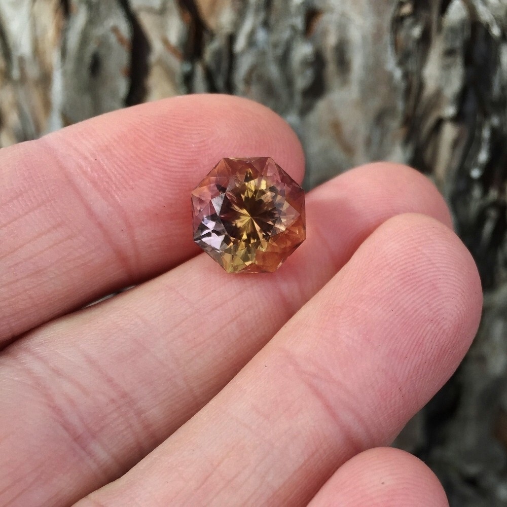 USA Cut! Bright And Clean Natural Ametrine 7.27 Carats GLI