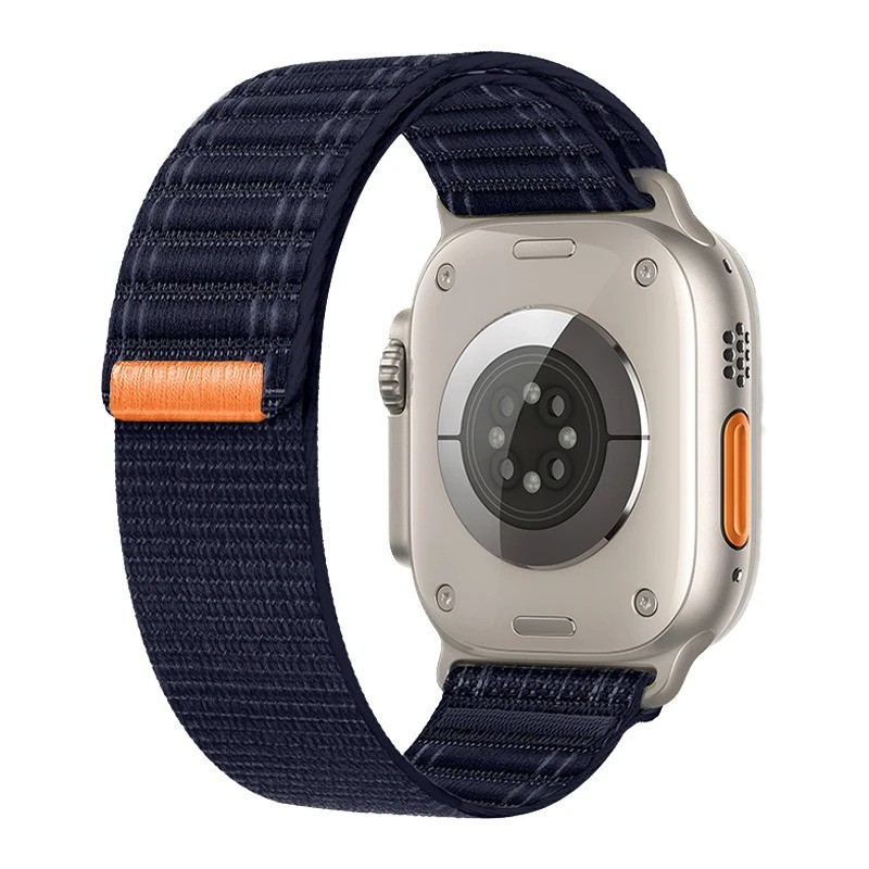 Woven Nylon Sport Loop Band for Apple Watch Series 10 9 8 7 11 SE Ultra 38–49mm