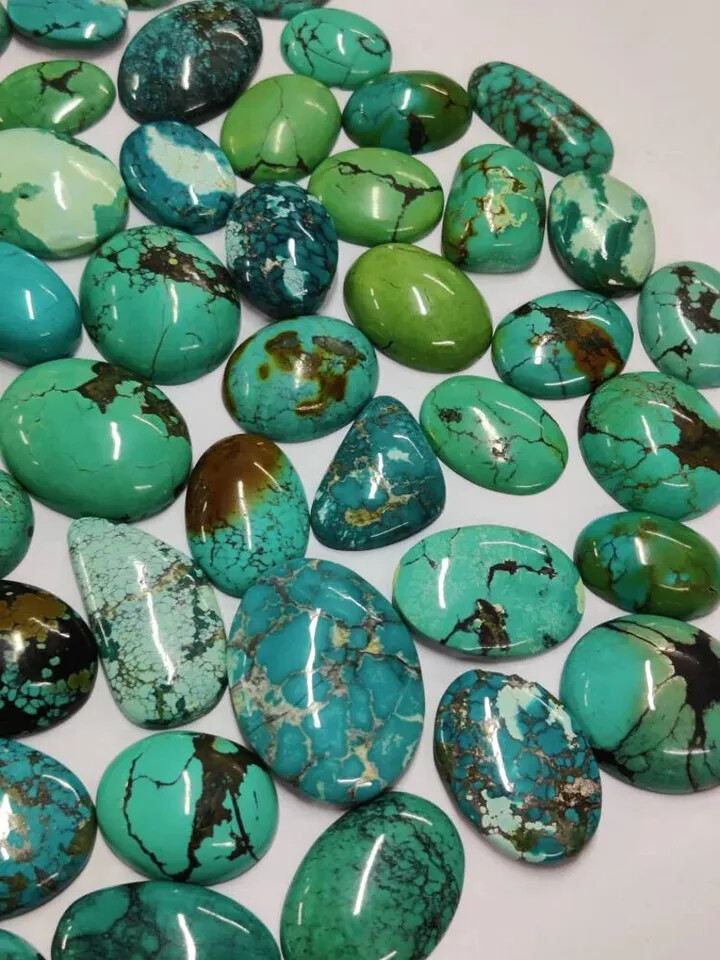 [WHOLESALE] NATURAL TIBETANI TURQUOISE GOOD QUALITY GENUINE STONE FREE FORM LOT