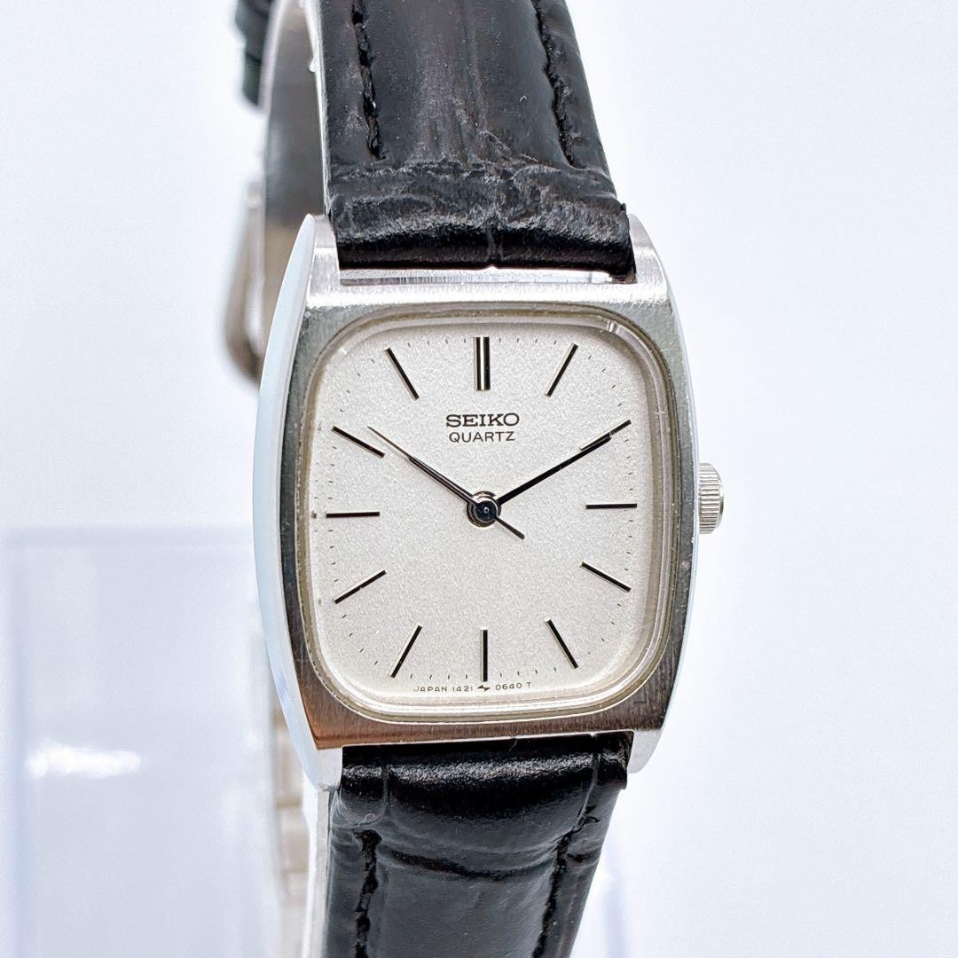SEIKO 1421-5380 Square Quartz Watch 1981 Working