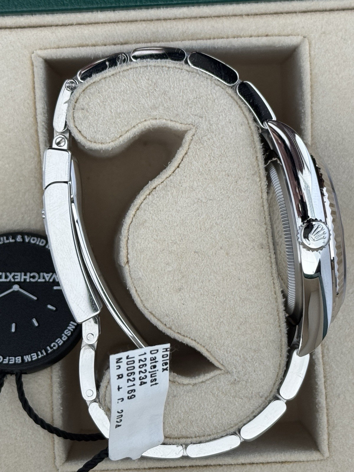 2024 Rolex Datejust 126234 Silver Oyster Bracelet with Silver Bezel WATCH + CARD