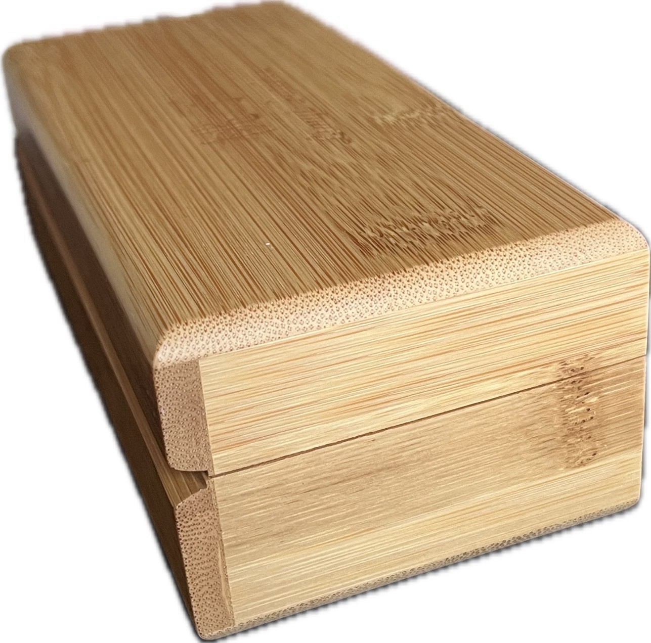 Bamboo Wood Lidded Jewelry Organizer Keepsake Trinket Storage Box