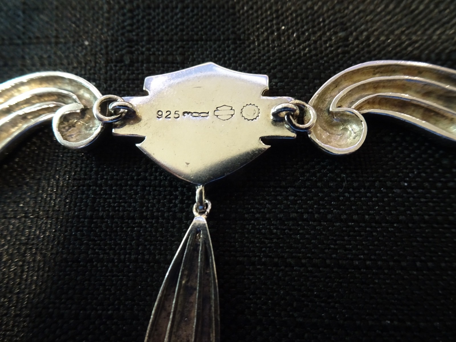 # 785-STERLING SILVER ANGEL WING PENDANT ON STERLING NECKLACE-925–18 INCH-