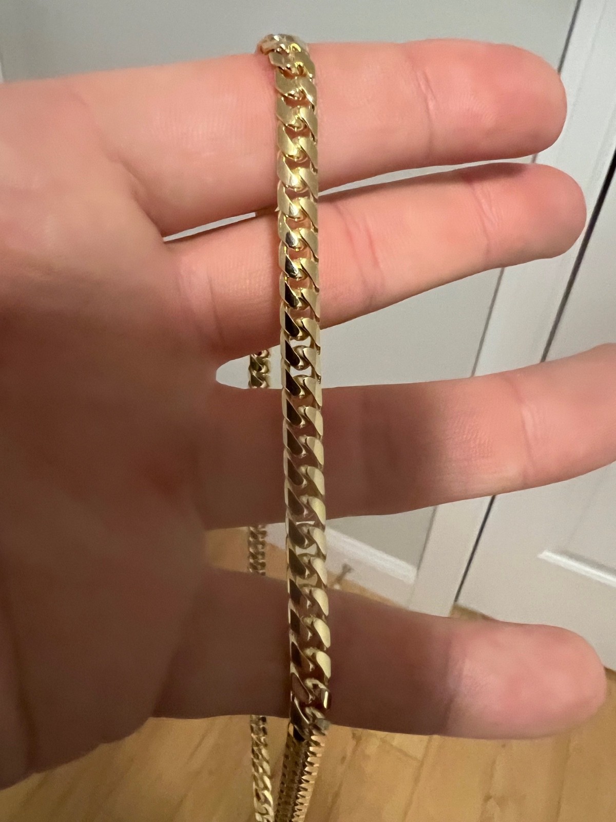 14K 18 In 5.5mm Solid Miami Cuban Link Chain Brand New Quality Gold Inc 40.36 G