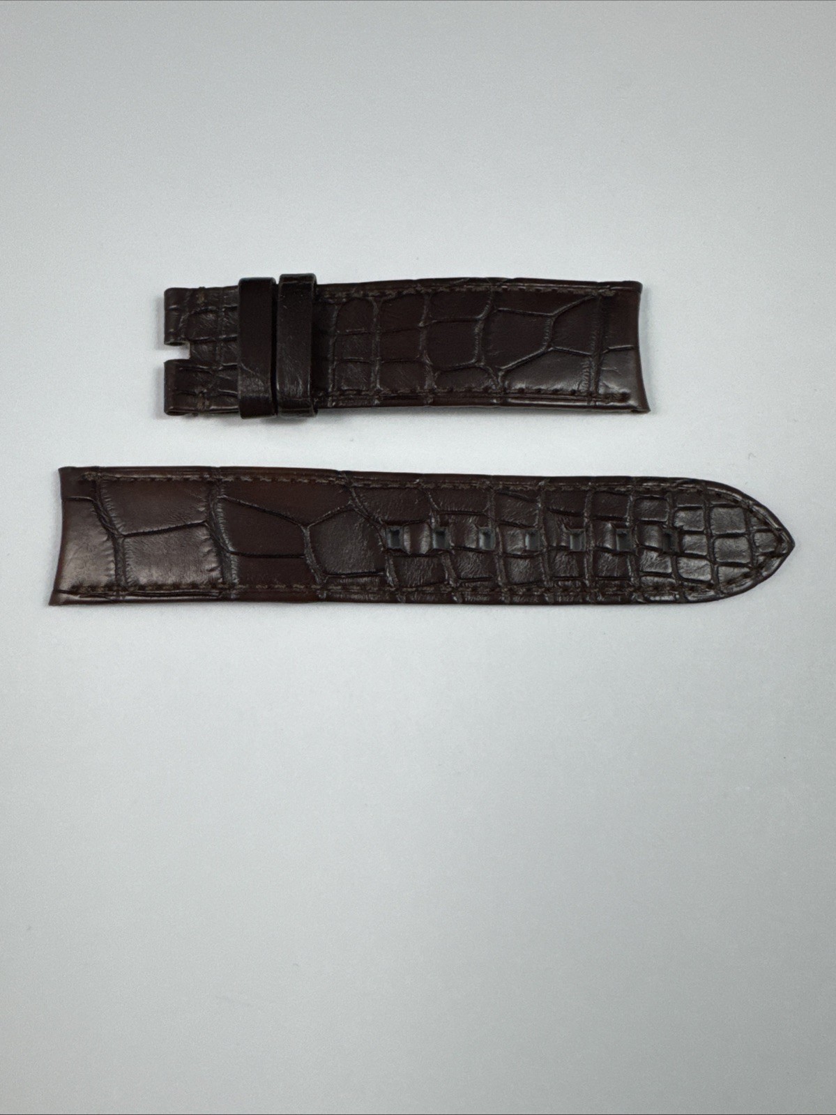 100% OEM MB&F LM101 Genuine OEM Brown Alligator Strap