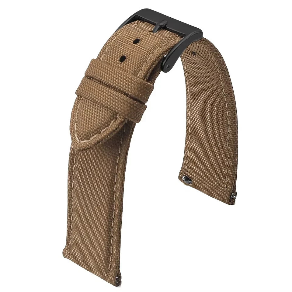 18mm 19mm 20mm 21mm 22mm 24mm Waterproof Sailcloth Watch Strap Two-Sided Nylon