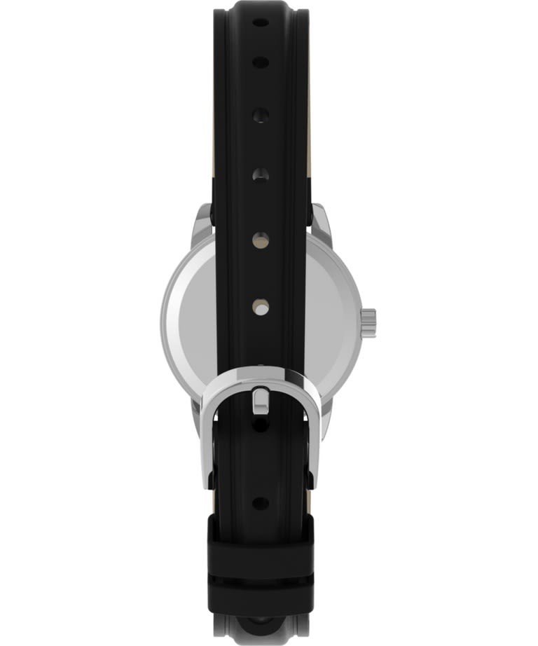 Timex Women’s Easy Reader Indiglo Watch Dial Date Silicone Strap WR 30M Blk