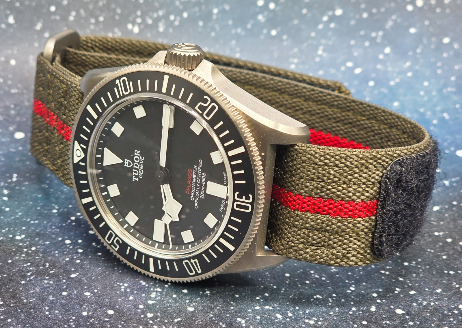 2025 TUDOR Pelagos FXD M25717N-0001 Titanium 42mm Excellent Black Dial NATO