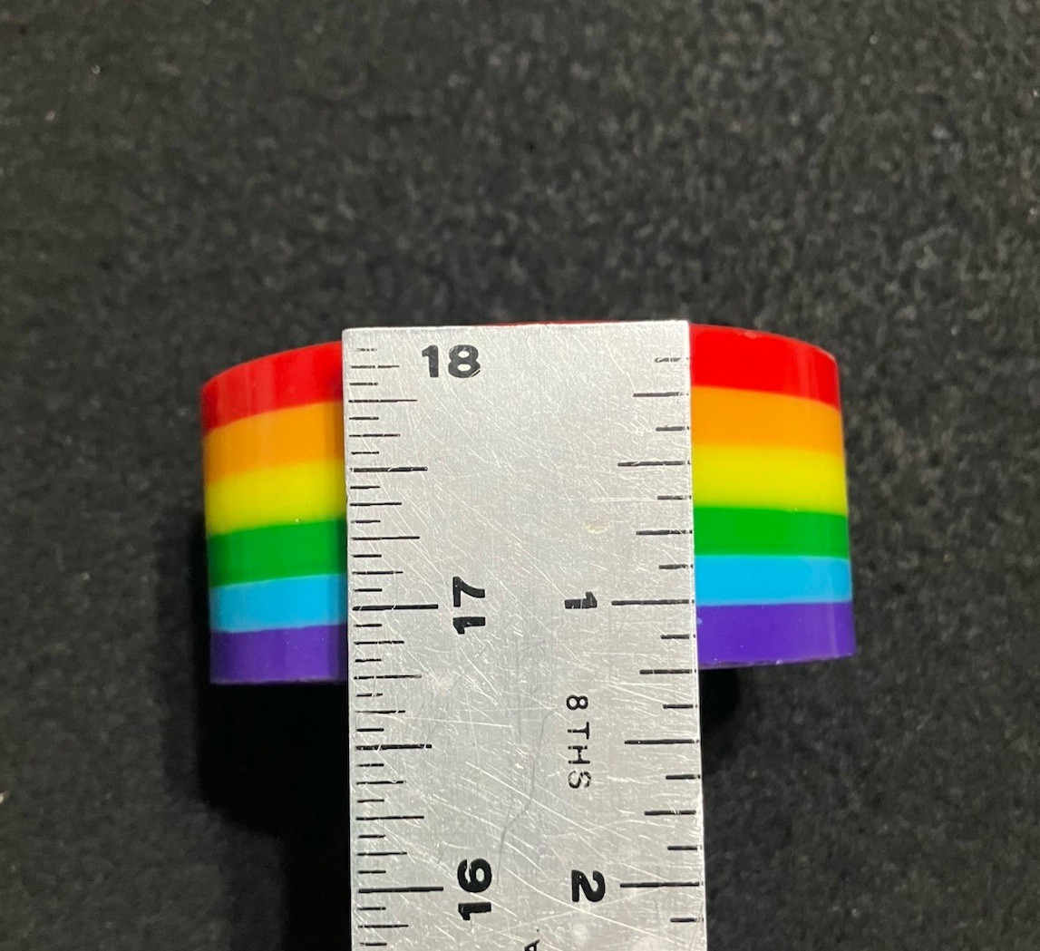 Rainbow Cuff Bracelet, MiaChavi Geekery