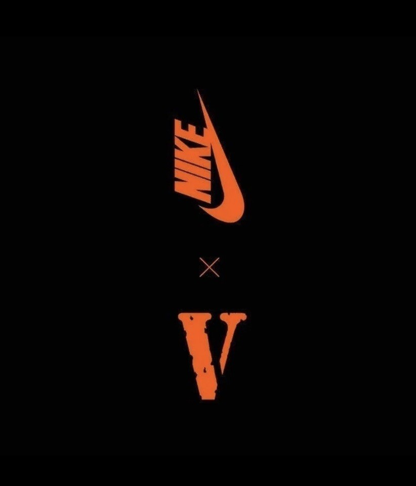 Vlone x NikeLab Air Force One AF1 NYC Orange & Black Logo Metal Pin Badge Set