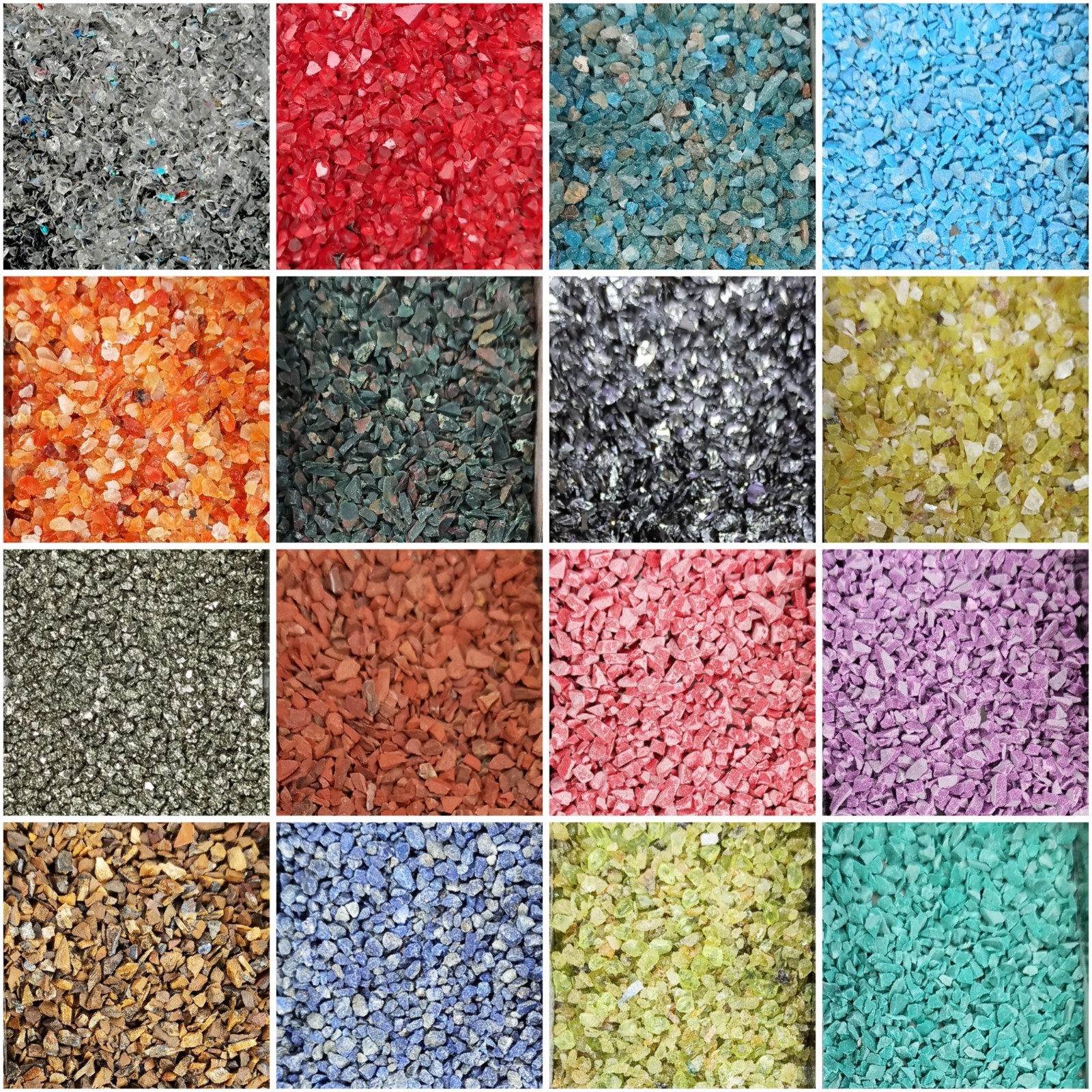 Natural Coarse Crushed Gemstone 1-3mm For Jewelry Making Wood work Wood Inlay