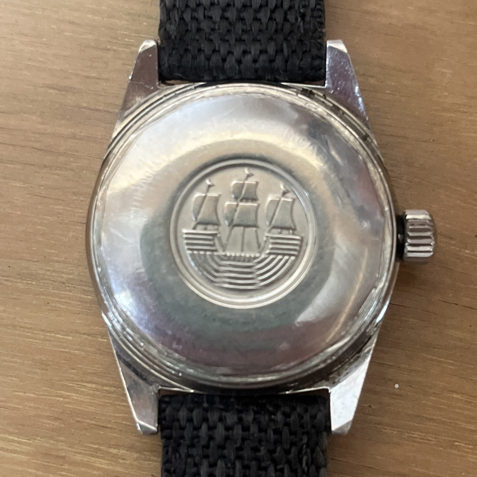DuWard Aquaastar Diver Super Compressor Date Ref. 1903 7-68 Vintage Skin Diver