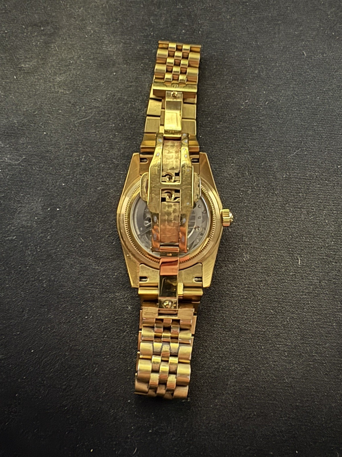Parnis Automatic Men’s Watch w/date. Gold color 36mm