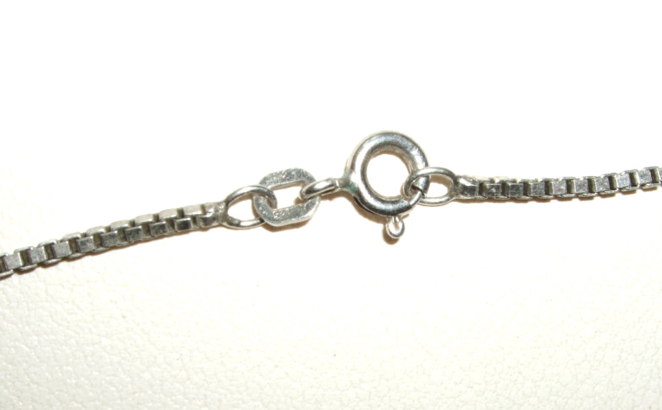 Designer Jewellery 925 Silver Jette Chain 44cm with Pendant 2.8 + Pouch Bag
