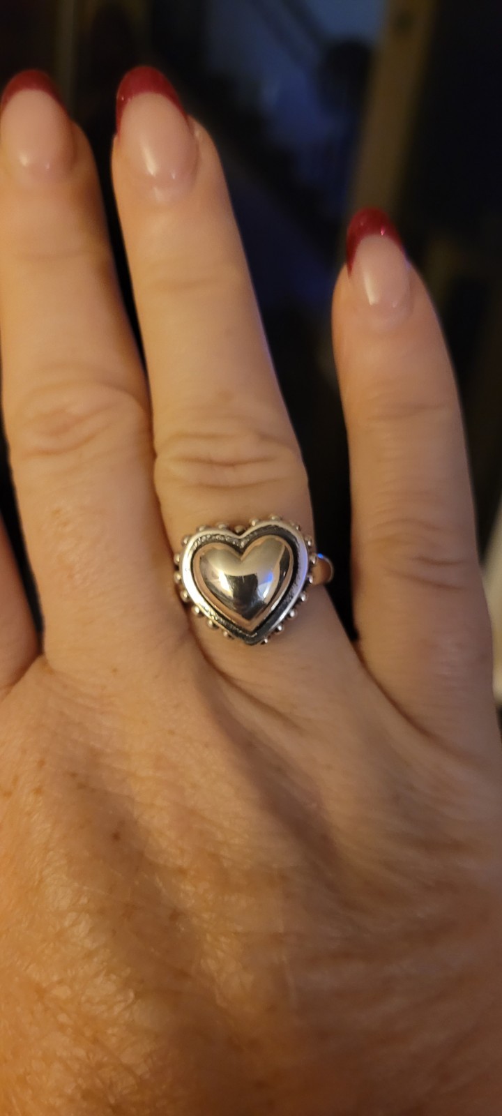 Brighton Bold Heart Ring Size 7 New Free Gift!!