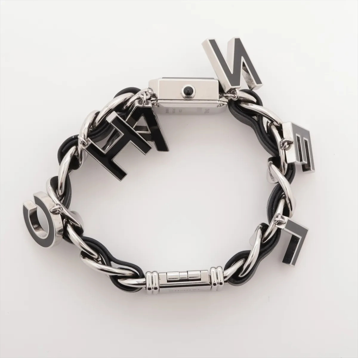 Chanel Première Wanted Doo Chanel H7471 SS SS & Leather QZ black dial