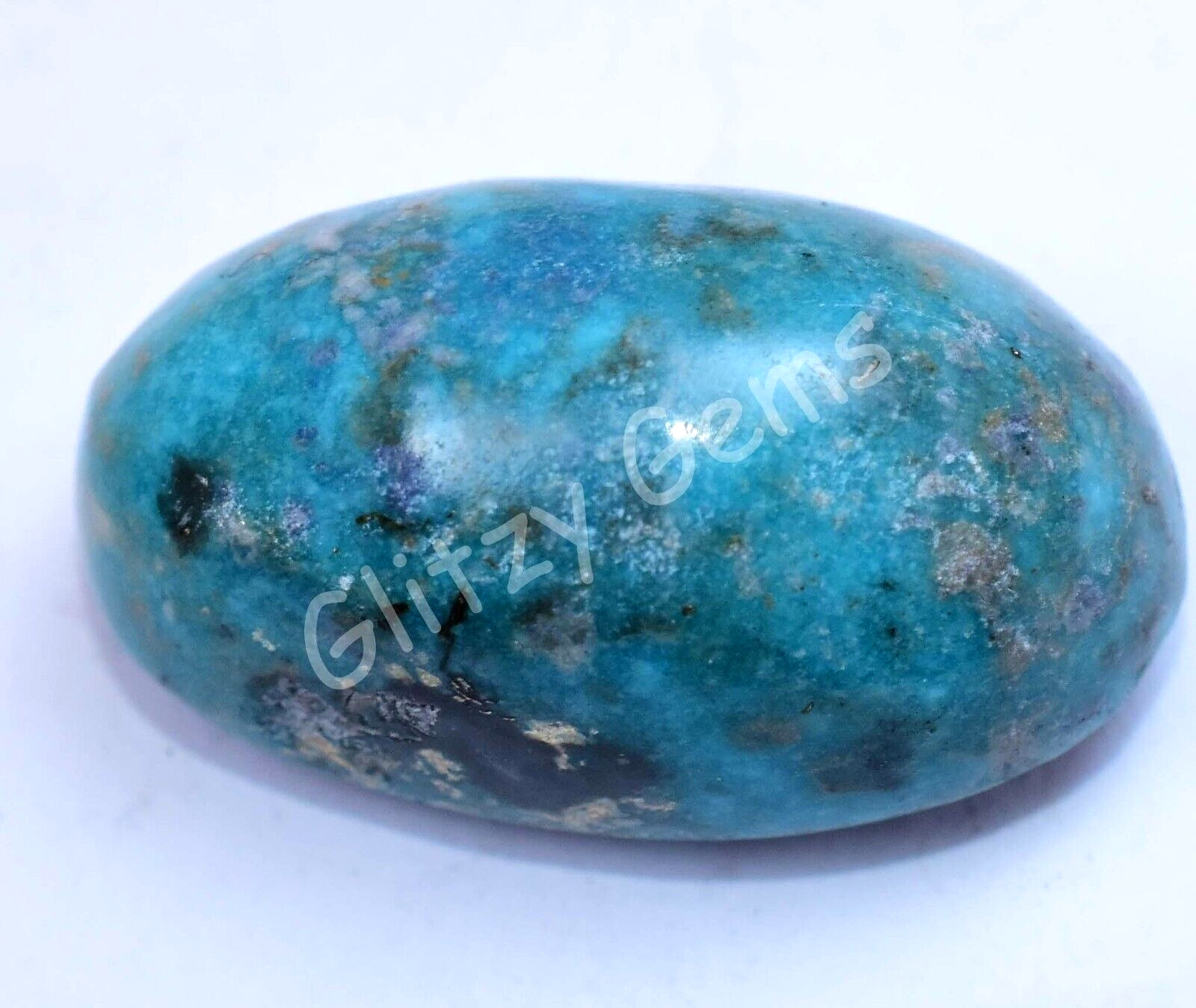 Natural Turquoise 68.65 Ct Cabochon AGL Certified Unheated Rare Loose Gemstone
