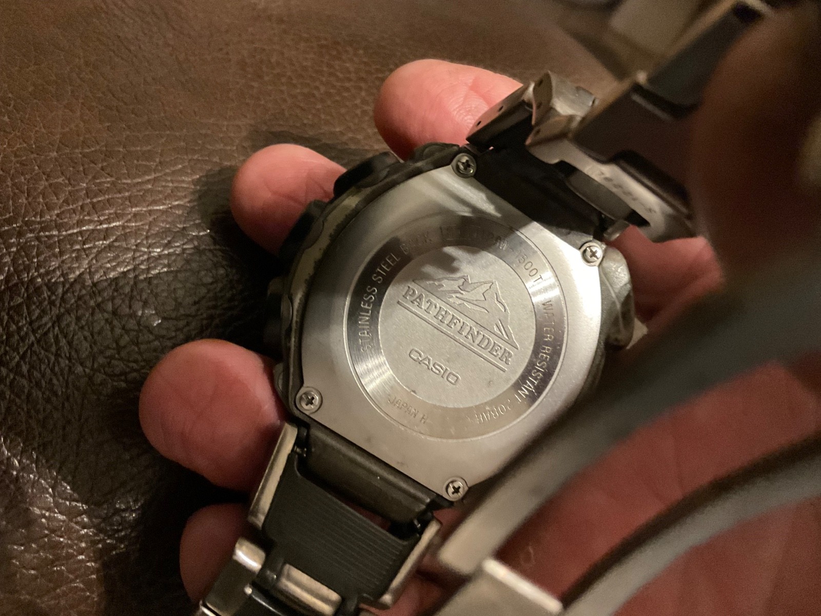 Casio Pathfinder PAW-1500T Solar Muti-Band, Triple Sensor, Tide, Titanium Band