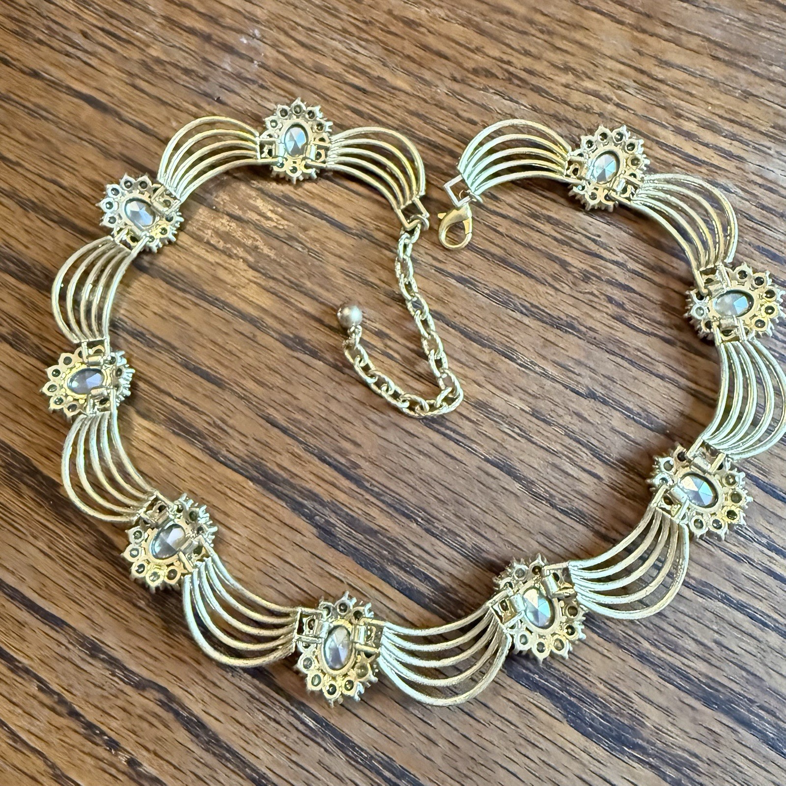 Vintage 1950’s Amethyst Glass Choker LaReine Style