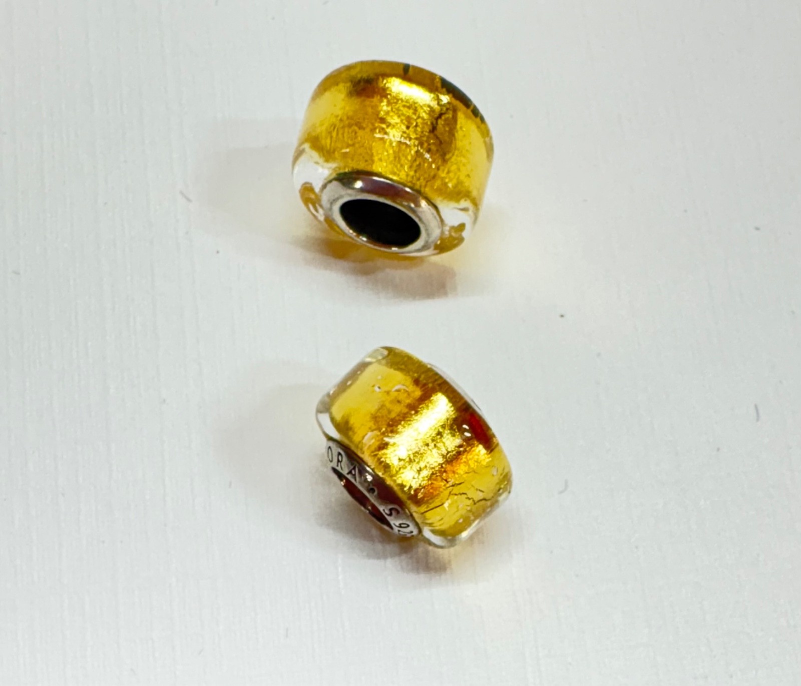 Pandora Murano Gold Charms
