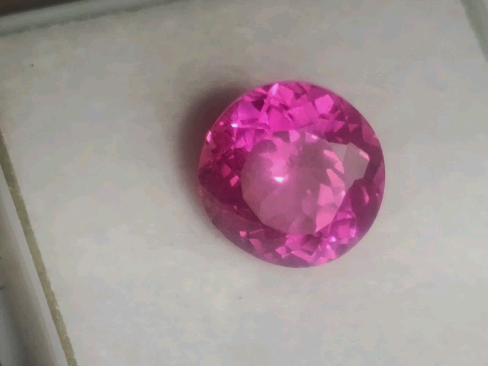 4.00ct Unheated Natural Mogok Pink Ruby Round AGSL Certified Stunning Loose