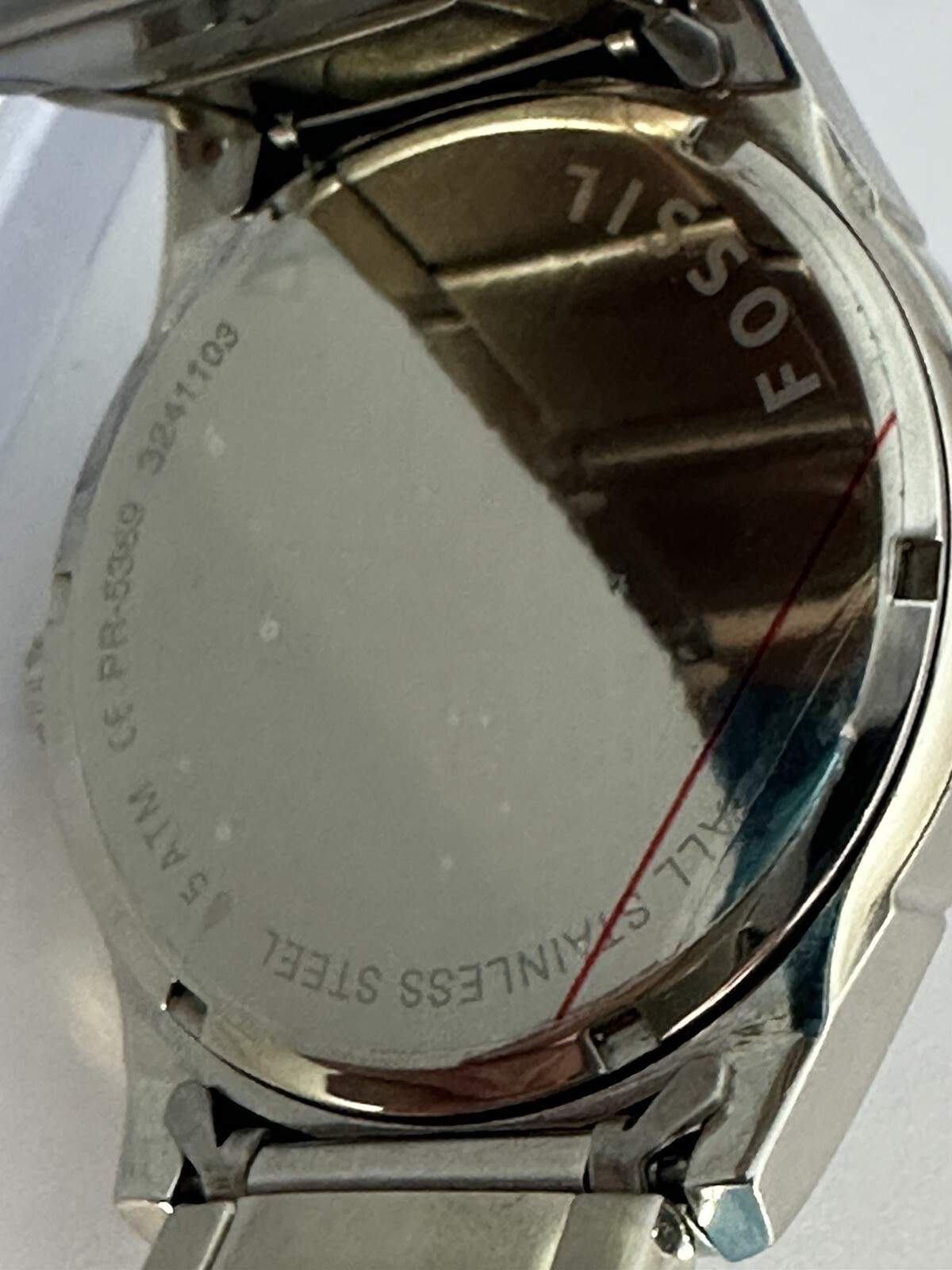 Fossil Bud Light PR-5369 NFL Football Beer Sponsor Mens Watch New Battery 43MM